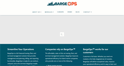 Desktop Screenshot of bargeops.com
